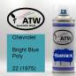 Preview: Chevrolet, Bright Blue Poly, 22 (1975): 400ml Sprühdose, von ATW Autoteile West.